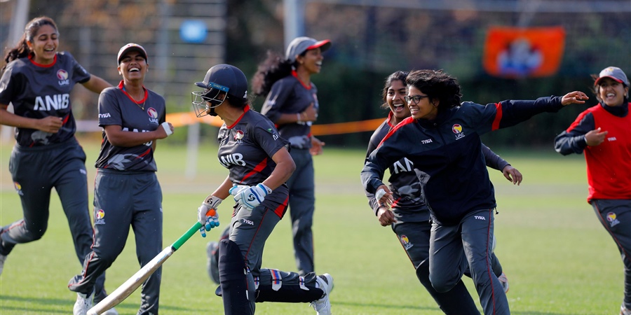 UAE WOMEN MARK THEIR DEBUT WITH REMARKABLE RUN CHASE